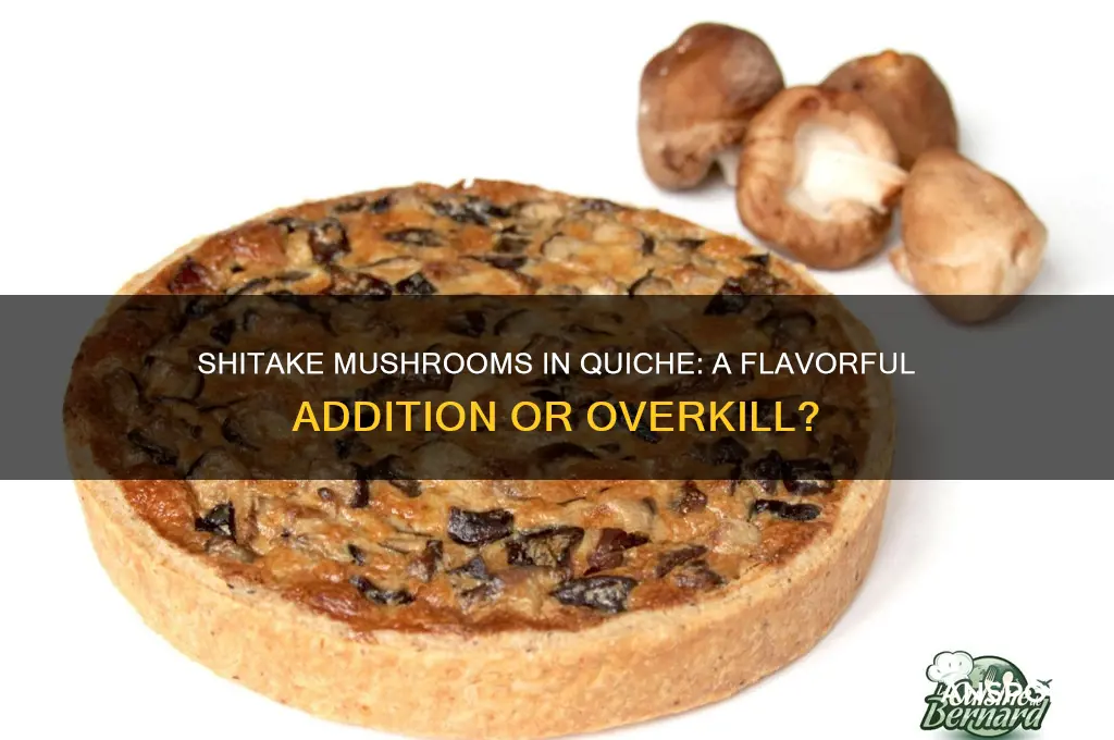 are shitake mushrooms good in quiche
