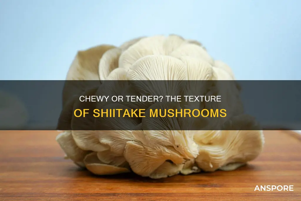 are shitakke mushrooms rubbery