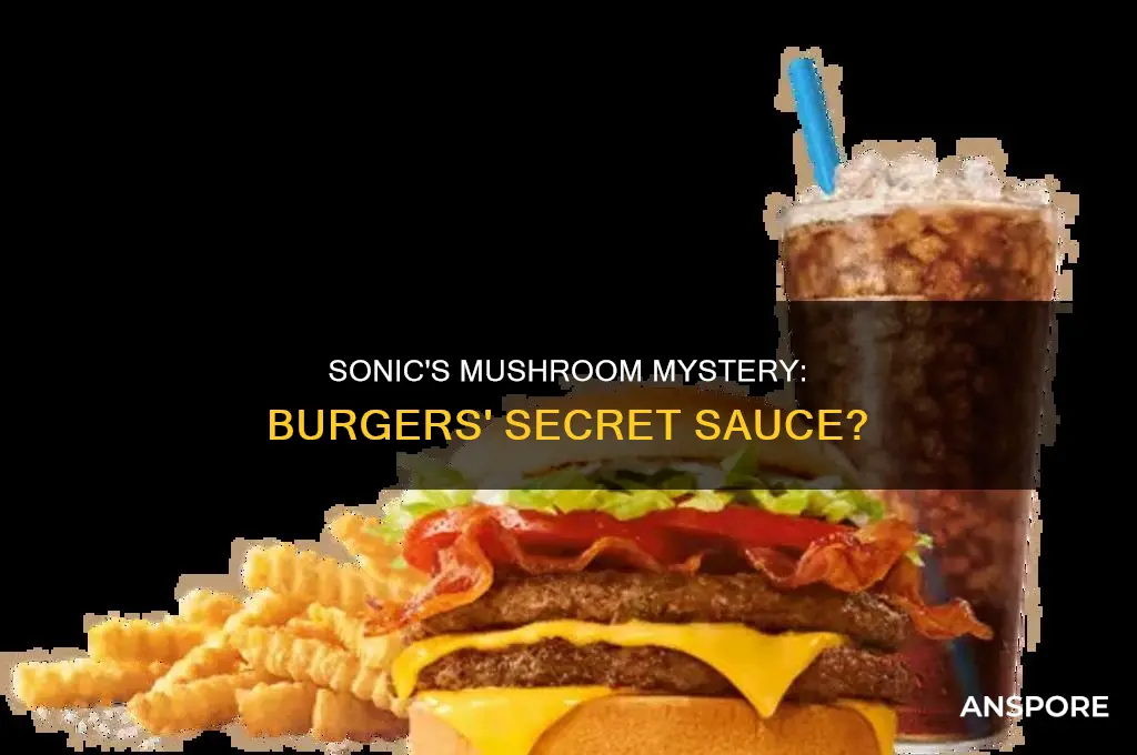 are sonic burgers made from mushrooms