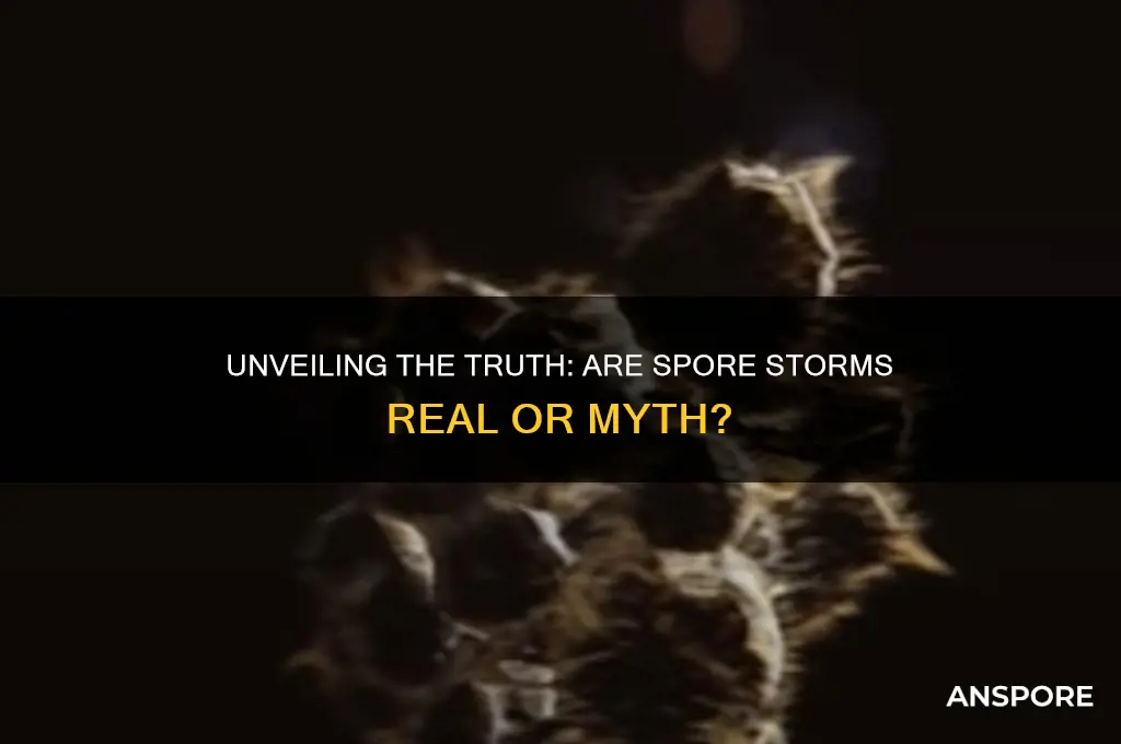 are spore storms real