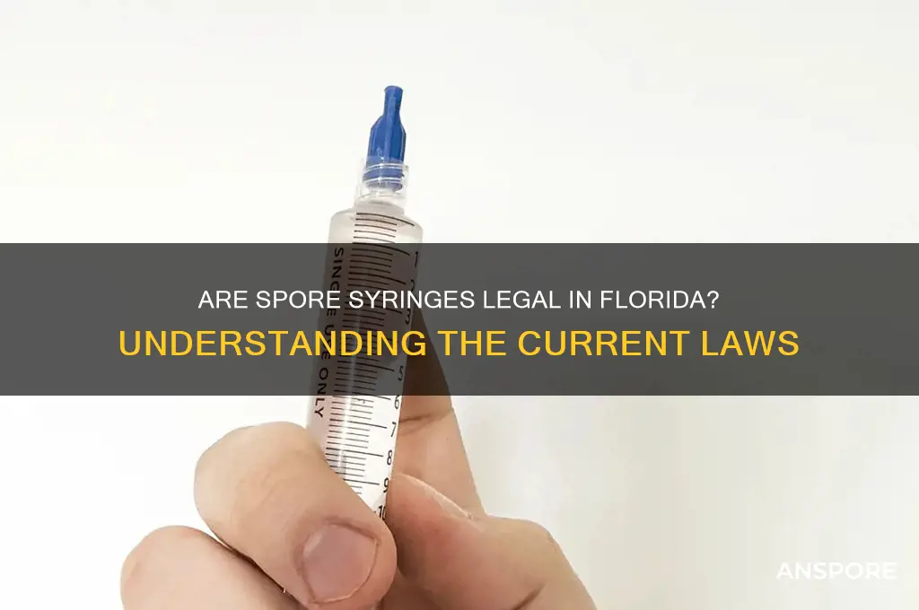 are spore syringes legal in florida