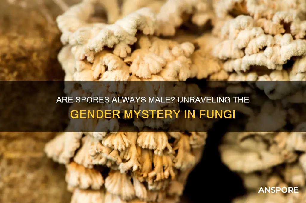are spores always male