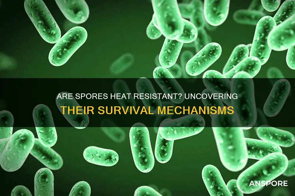 are spores heat resistant