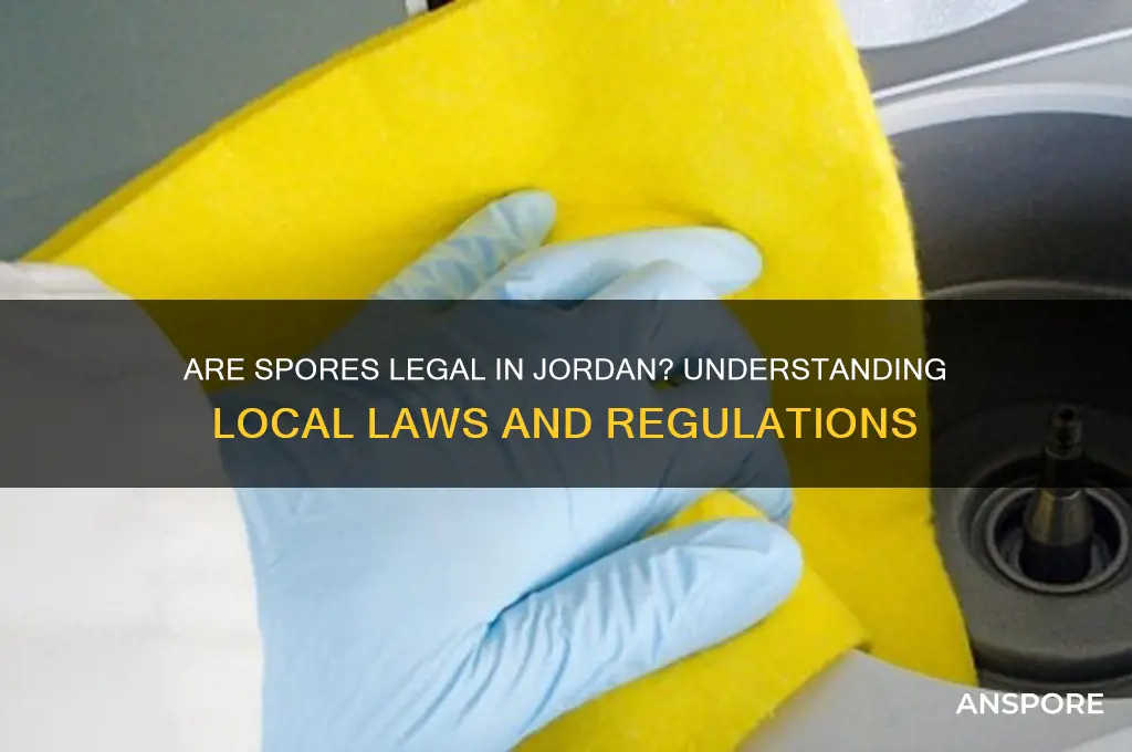 are spores legal in jordan
