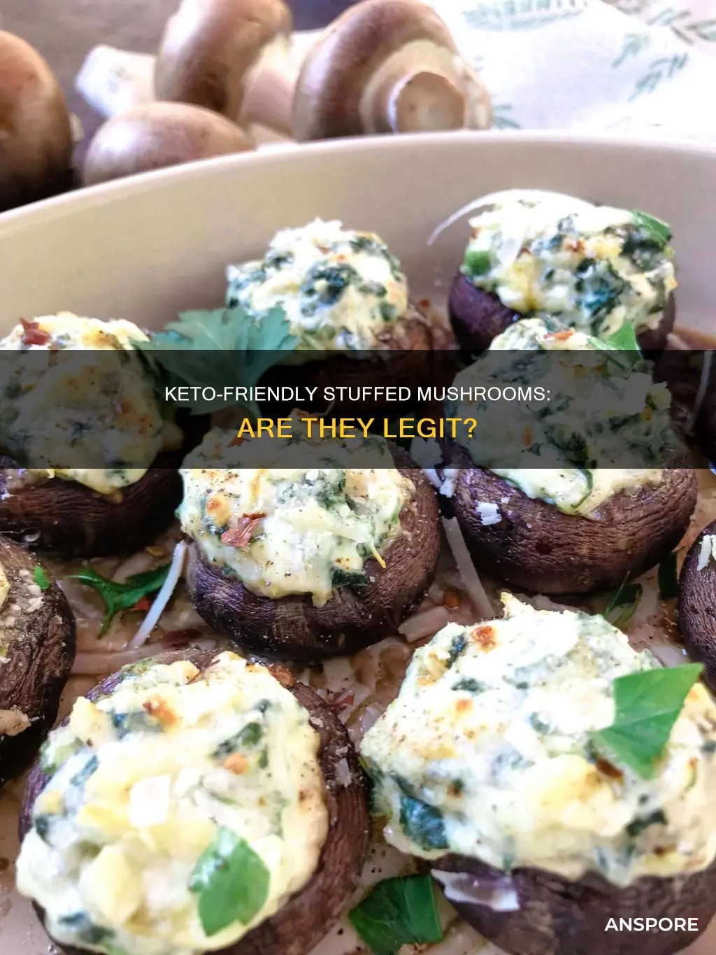 are stuffed mushrooms keto