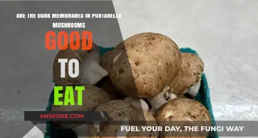 Are Portabella Mushroom Dark Membranes Edible and Nutritious?