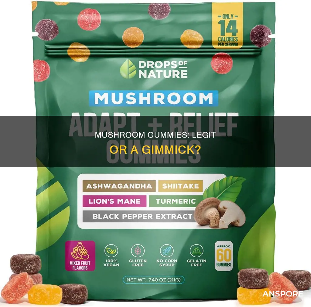 are the mushroom gummies legit