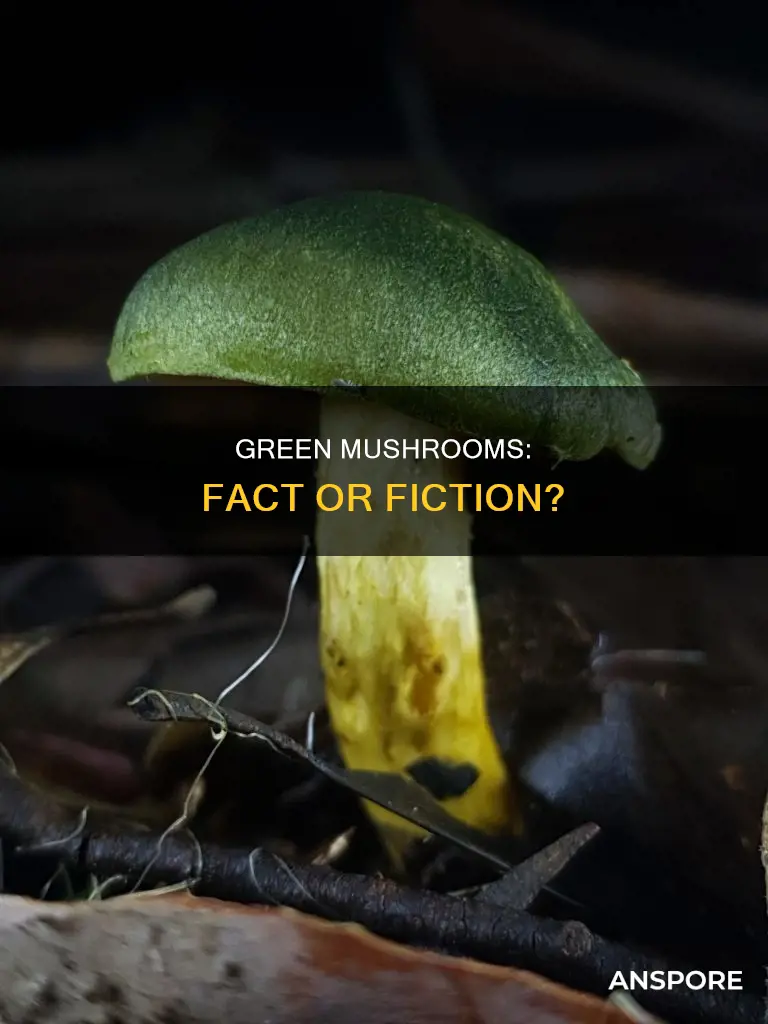 are there any green mushrooms