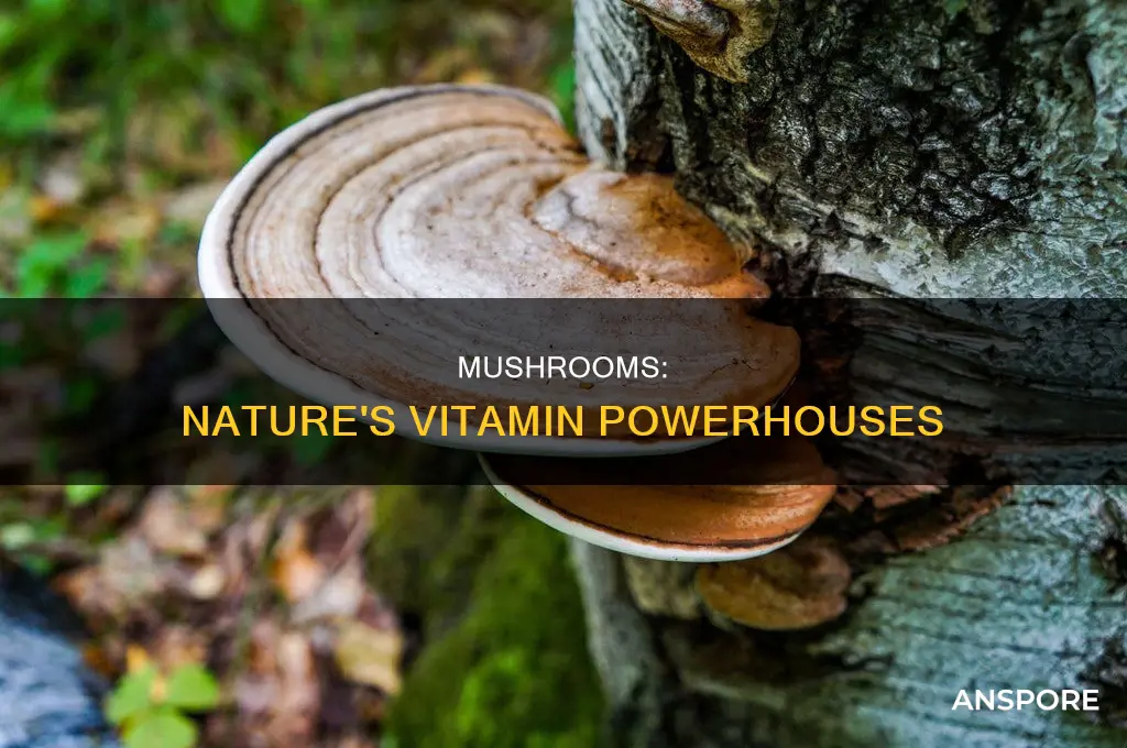 are there any vitamins in mushrooms