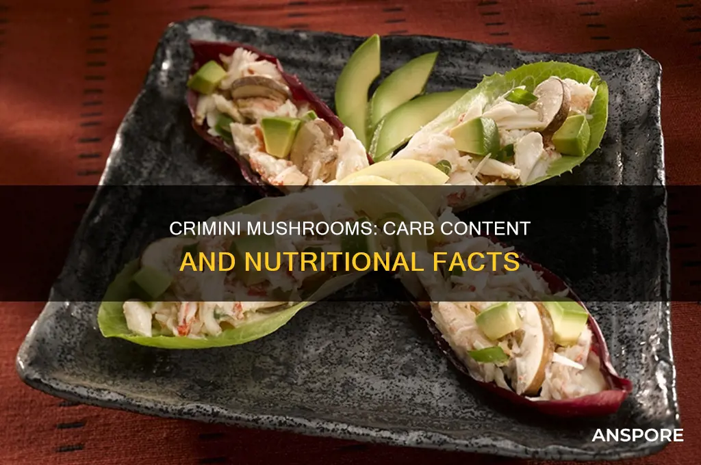 are there carbs in crimini mushrooms