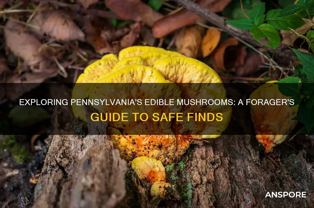 are there edible mushrooms in pennsylvania