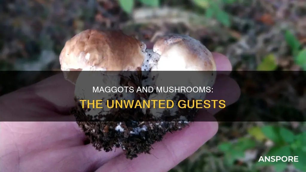 are there maggots in mushrooms