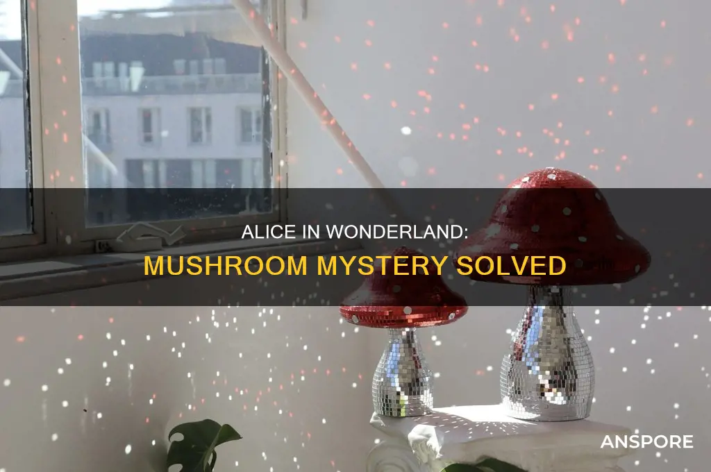 are there mushrooms in alice in wonderland