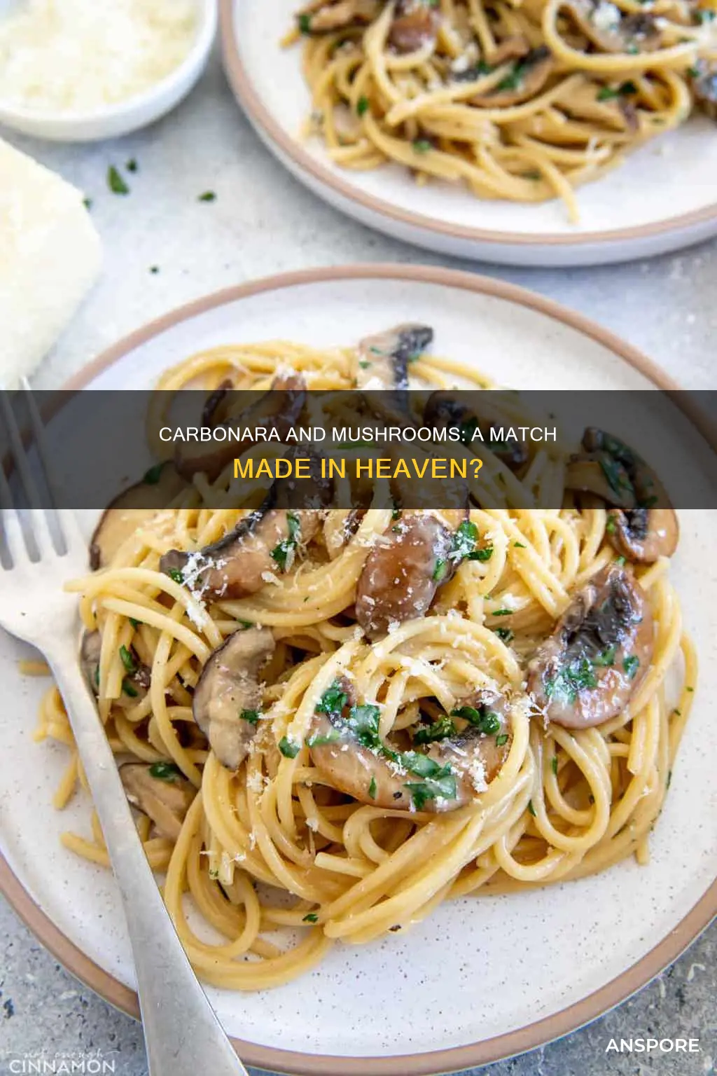 are there mushrooms in carbonara