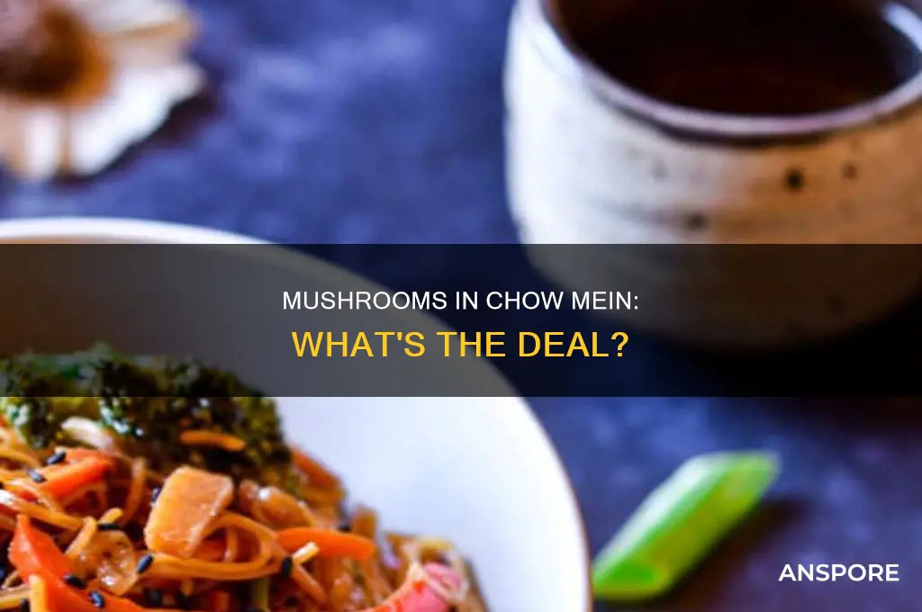 are there mushrooms in chow mein