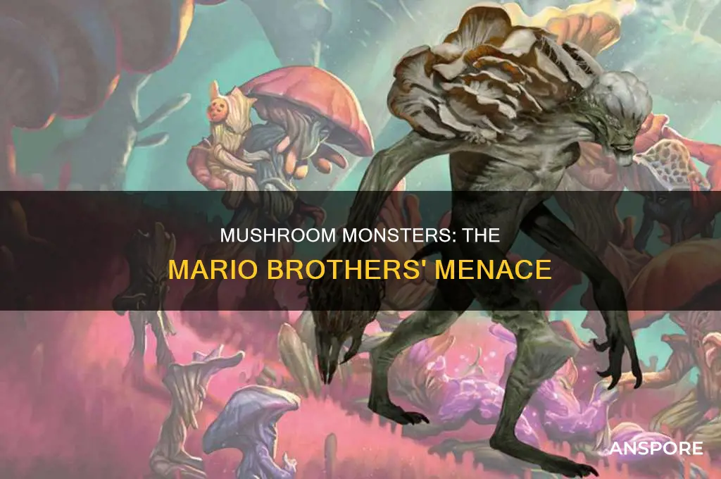 are there mushrooms that are monsters in mario brothers
