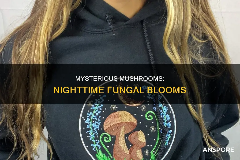 are there mushrooms that only come out at night