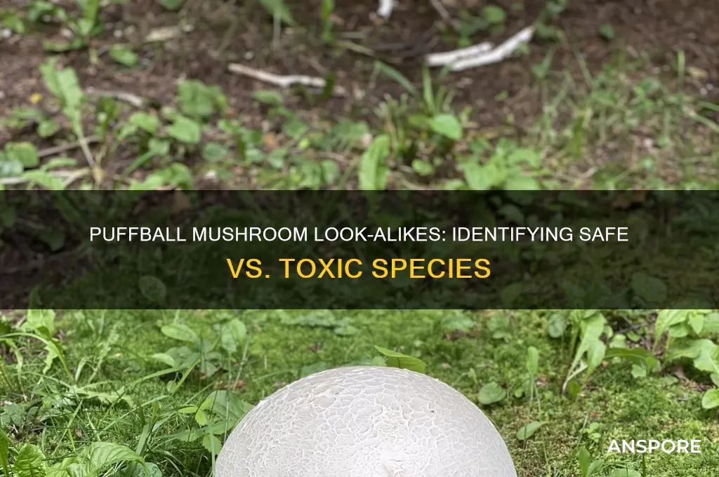 are there puffball mushroom look alikes