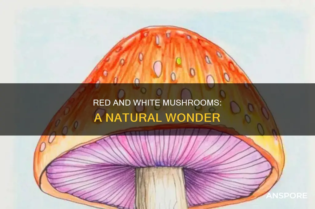 are there red and white mushrooms