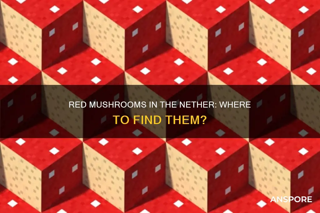 are there red mushrooms in the nether
