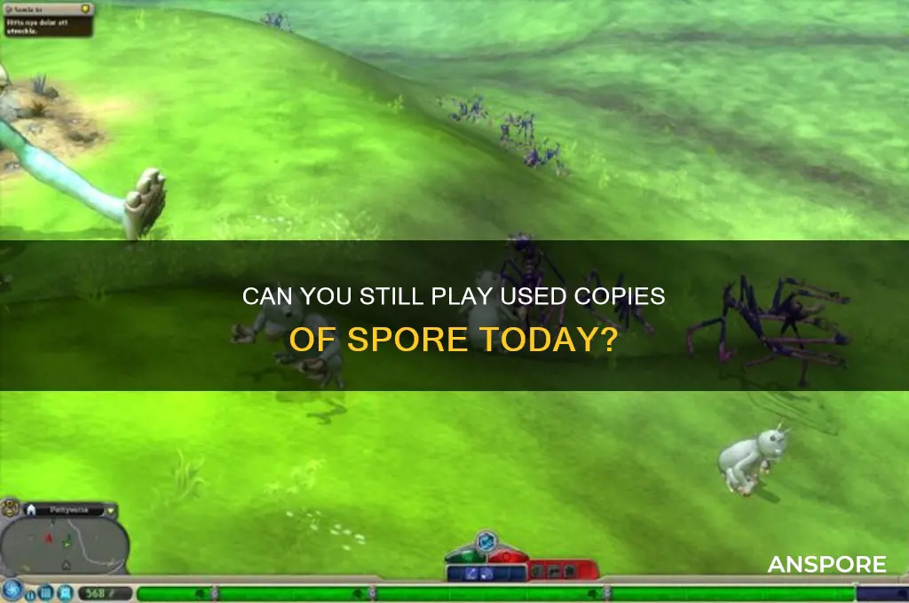 are used copies of spore playable