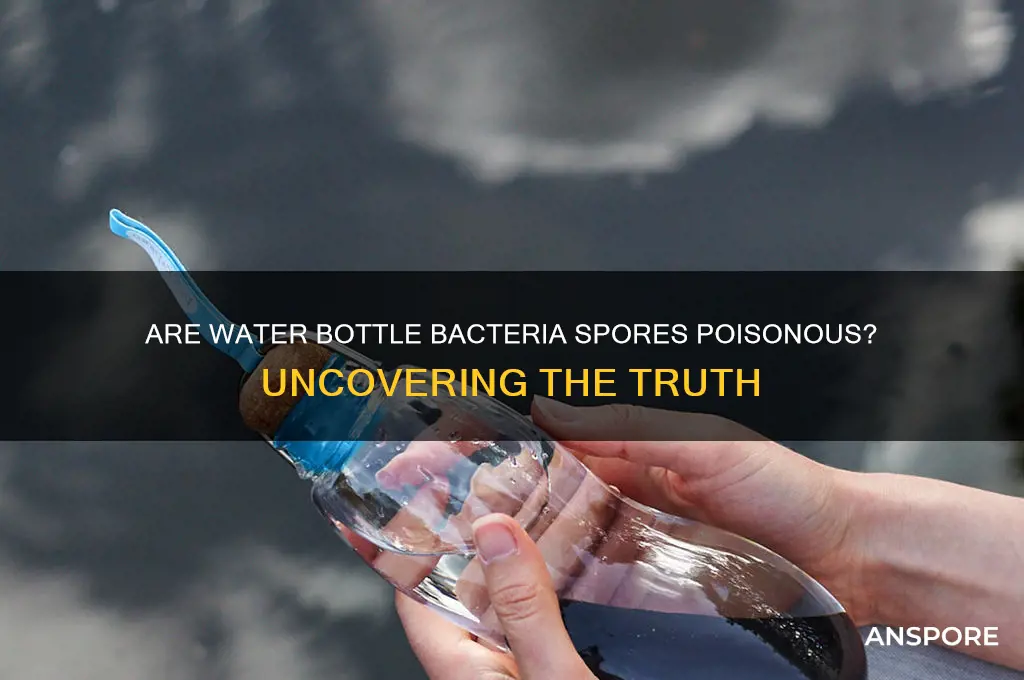 are water bottle bacteria spore posisonous