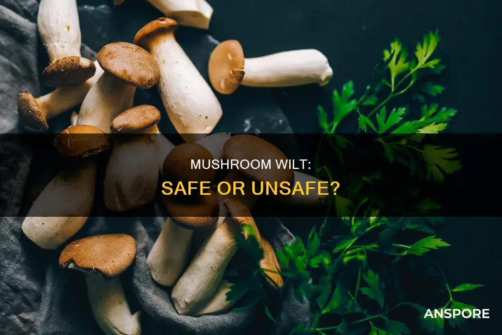 are wilted mushrooms safe