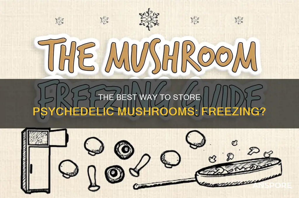 are you supposed to freeze psychadelic mushrooms