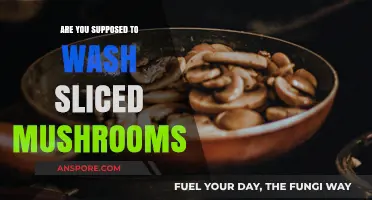 Should You Wash Sliced Mushrooms?