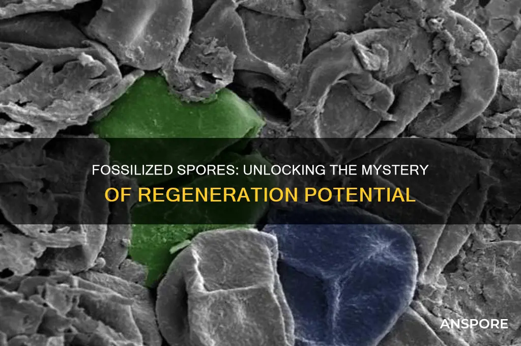 can a fossilized spore regenerate