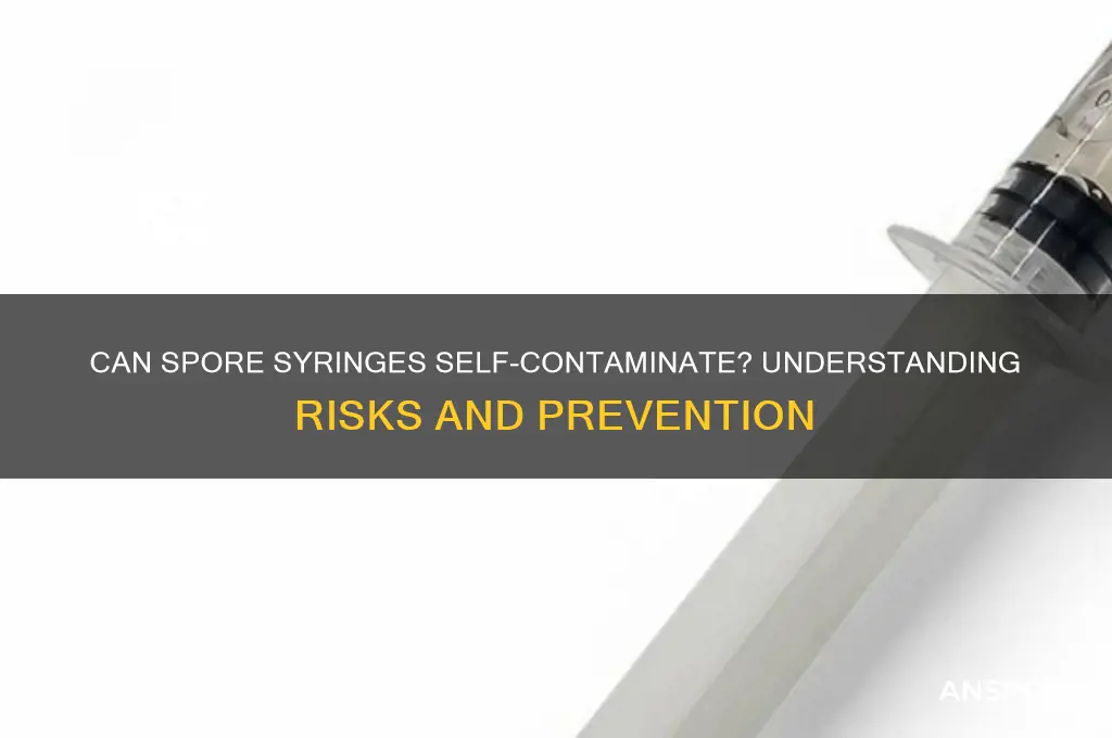 can a spore syringe itself get contaminated
