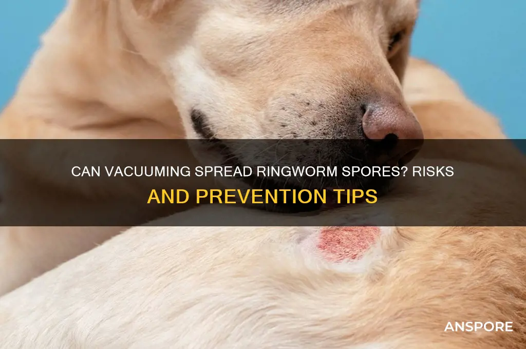 can a vaccuum spread ringworm spores