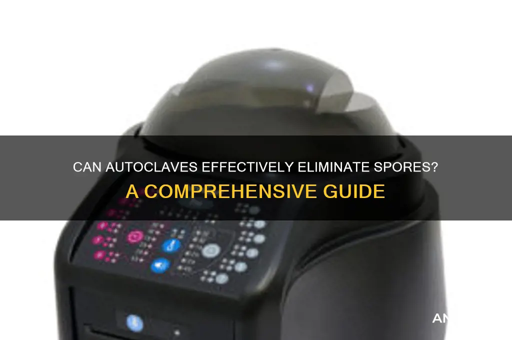 can autoclave kill spores
