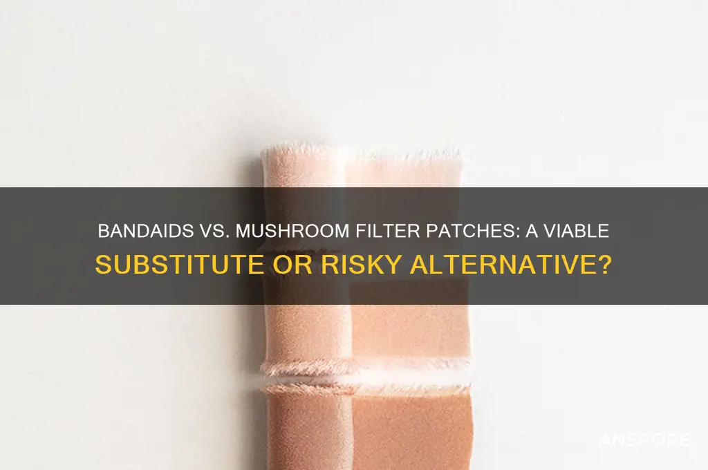 can bandaids substitute for mushroom filter patches
