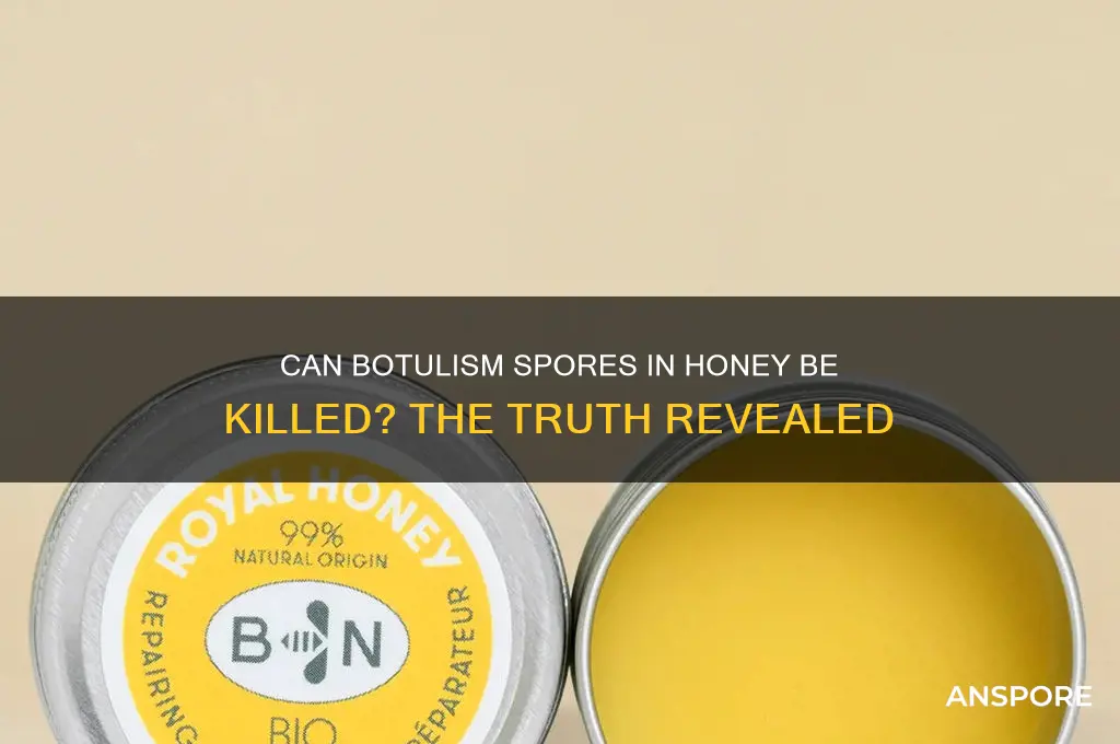 can botulism spores in honey be killed