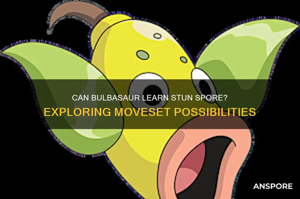 can bulbasaur learn stun spore
