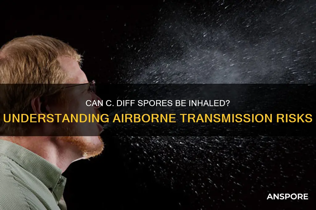can c diff spores be inhaled