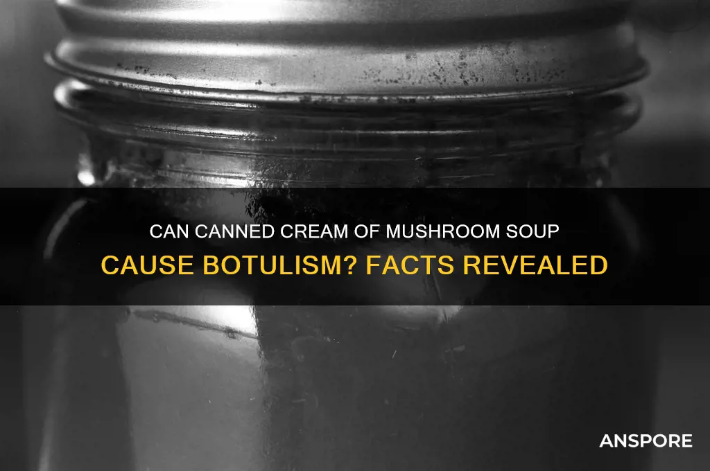 can canned cream of mushroom soup have botulism