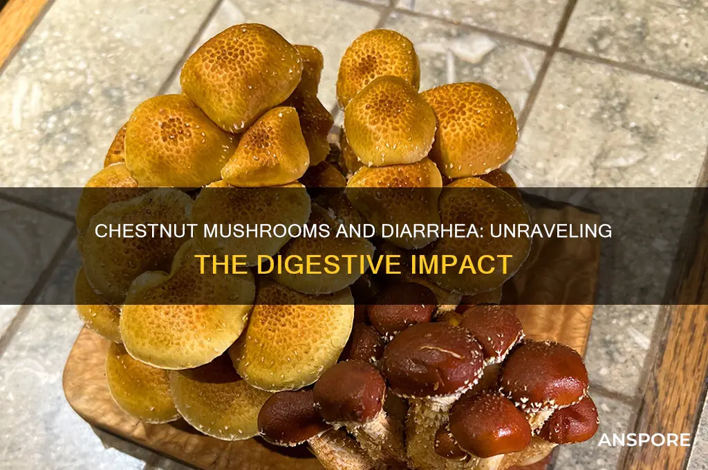 can chestnut mushrooms cause diarrhea