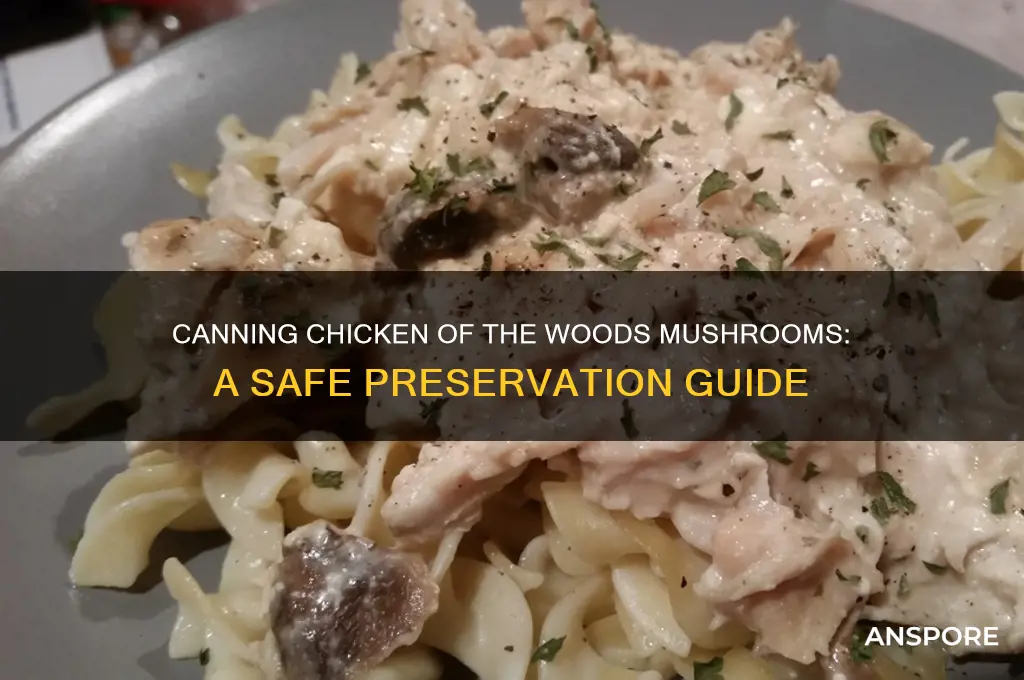 can chicken feet mushrooms be canned