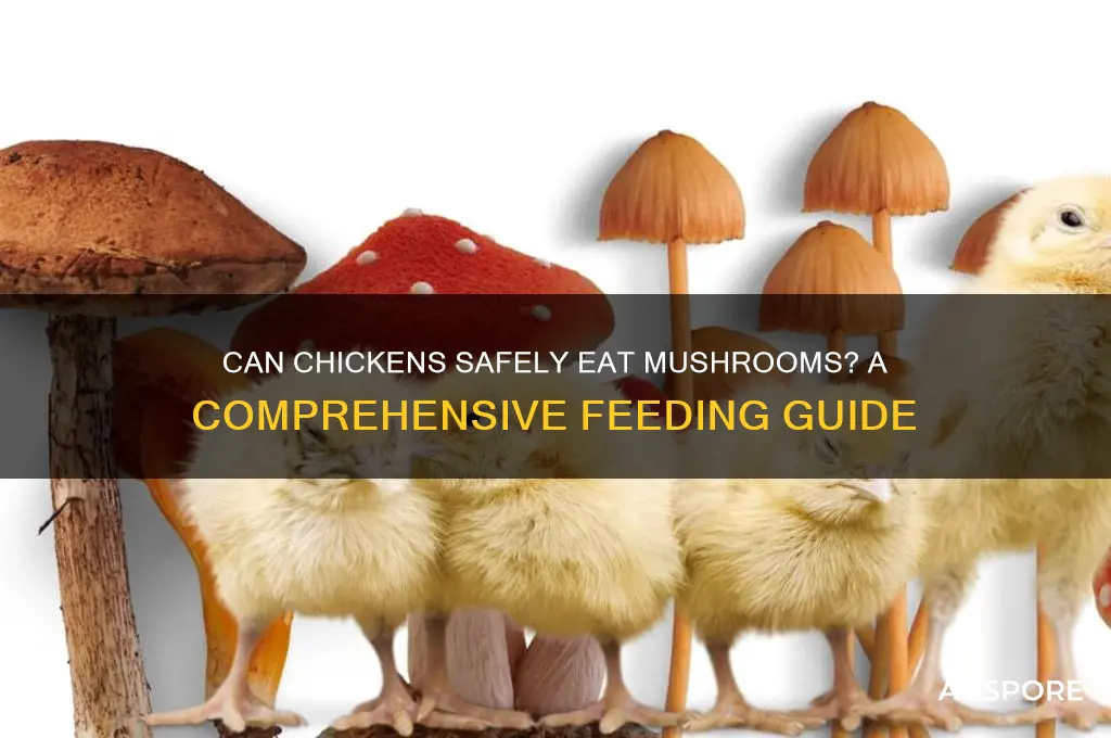 can chickens have mushrooms