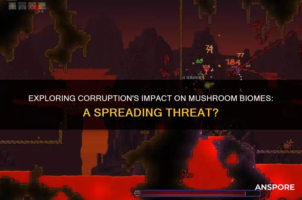 can corruption spread through mushroom biome