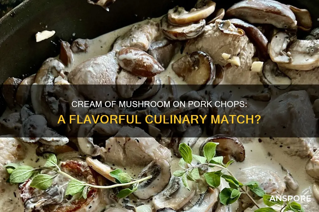 can cream of mushroom be used on pork chops