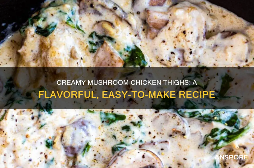 can cream of mushroom chicken thigh recipe