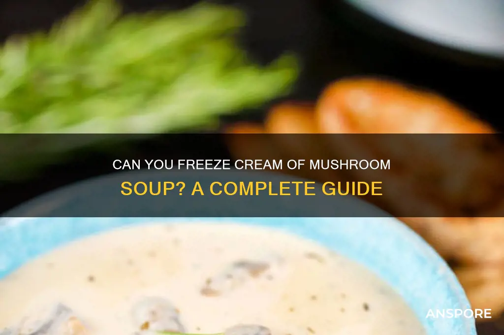can cream of mushroom soup be frozen