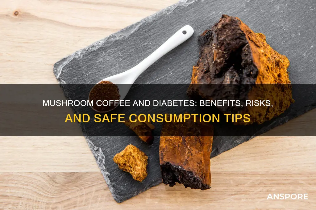 can diabetics drink mushroom coffee