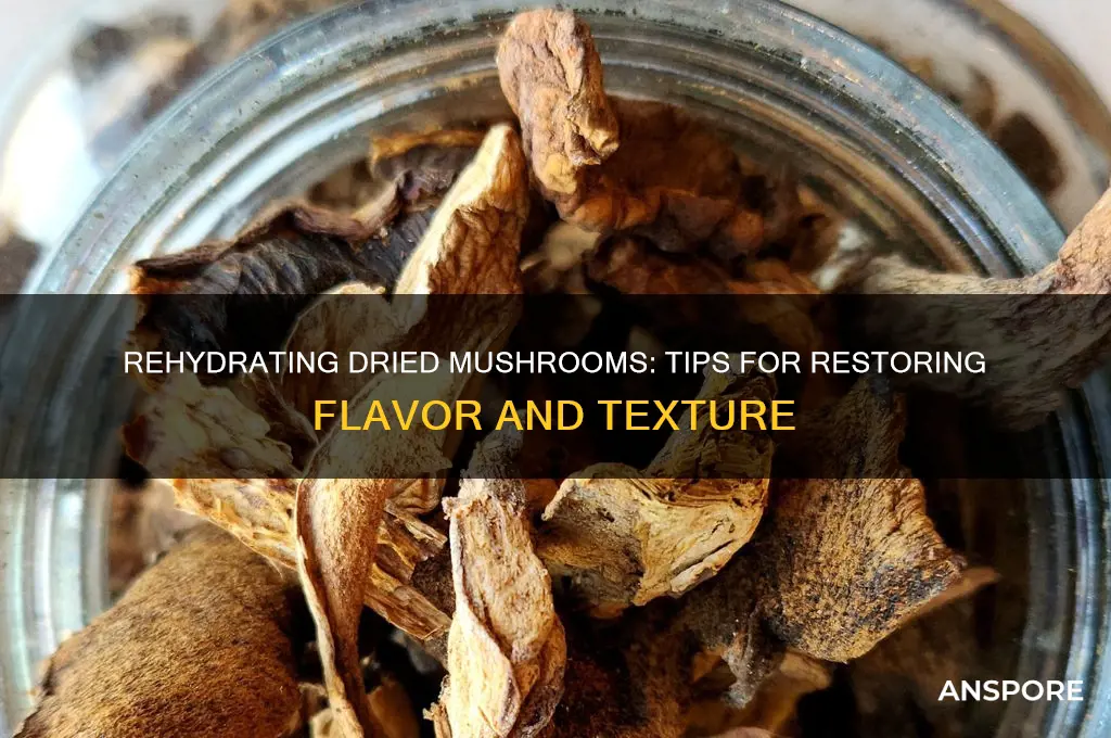 can dried mushrooms be rehydrated