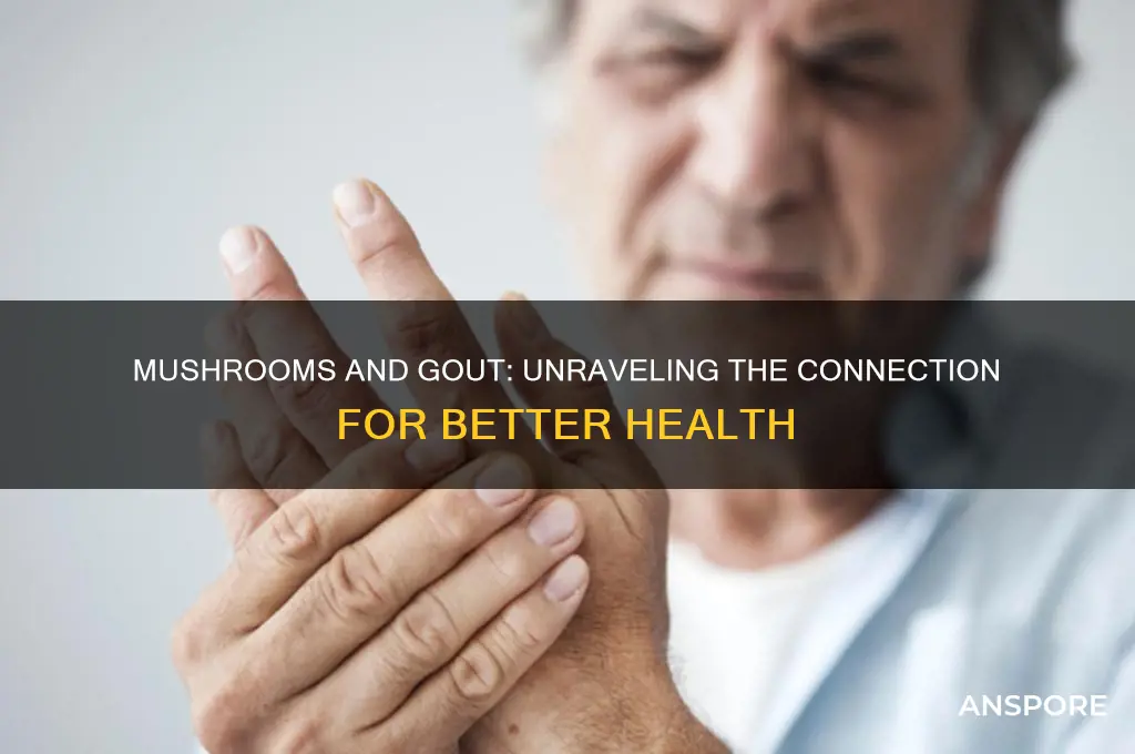 can eating mushrooms cause gout
