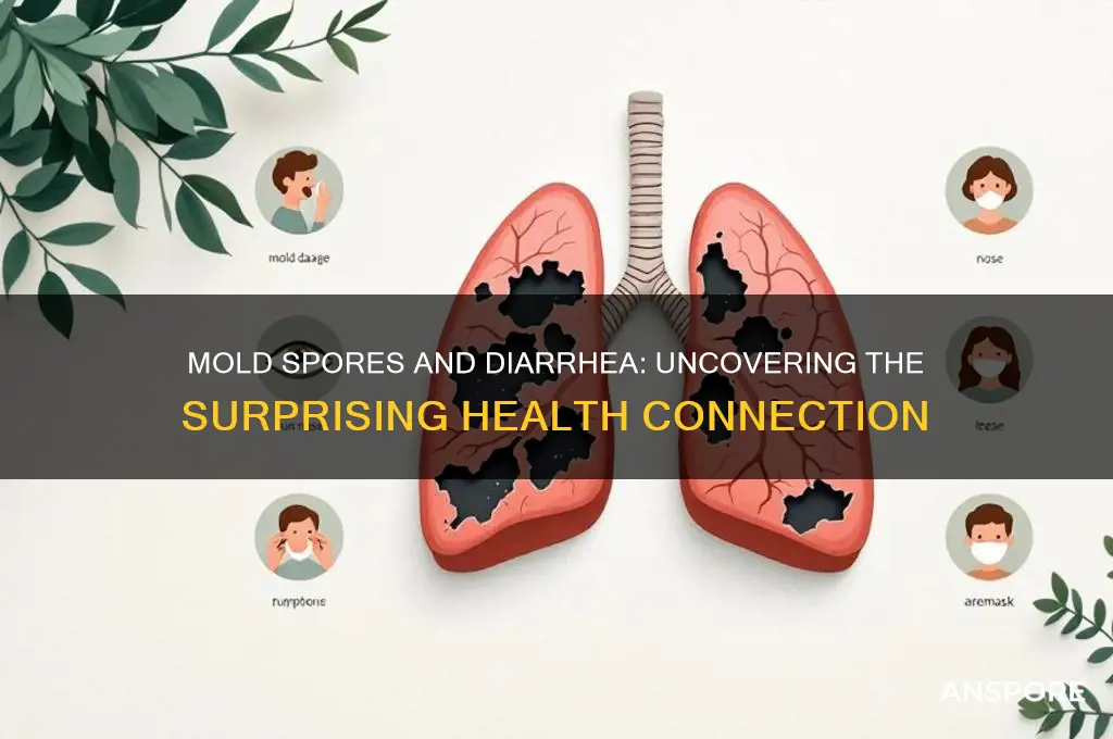 can exposure to mold spores cause diarrhea