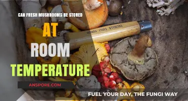 Storing Fresh Mushrooms: Room Temperature Tips for Optimal Freshness